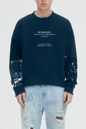 DOMREBEL The Beginning Sweatshirt - Blue