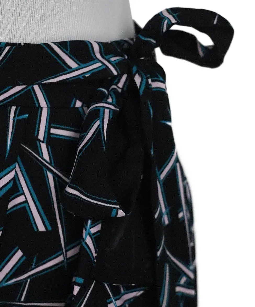 DVF Multicolored Viscose Skirt sz 6