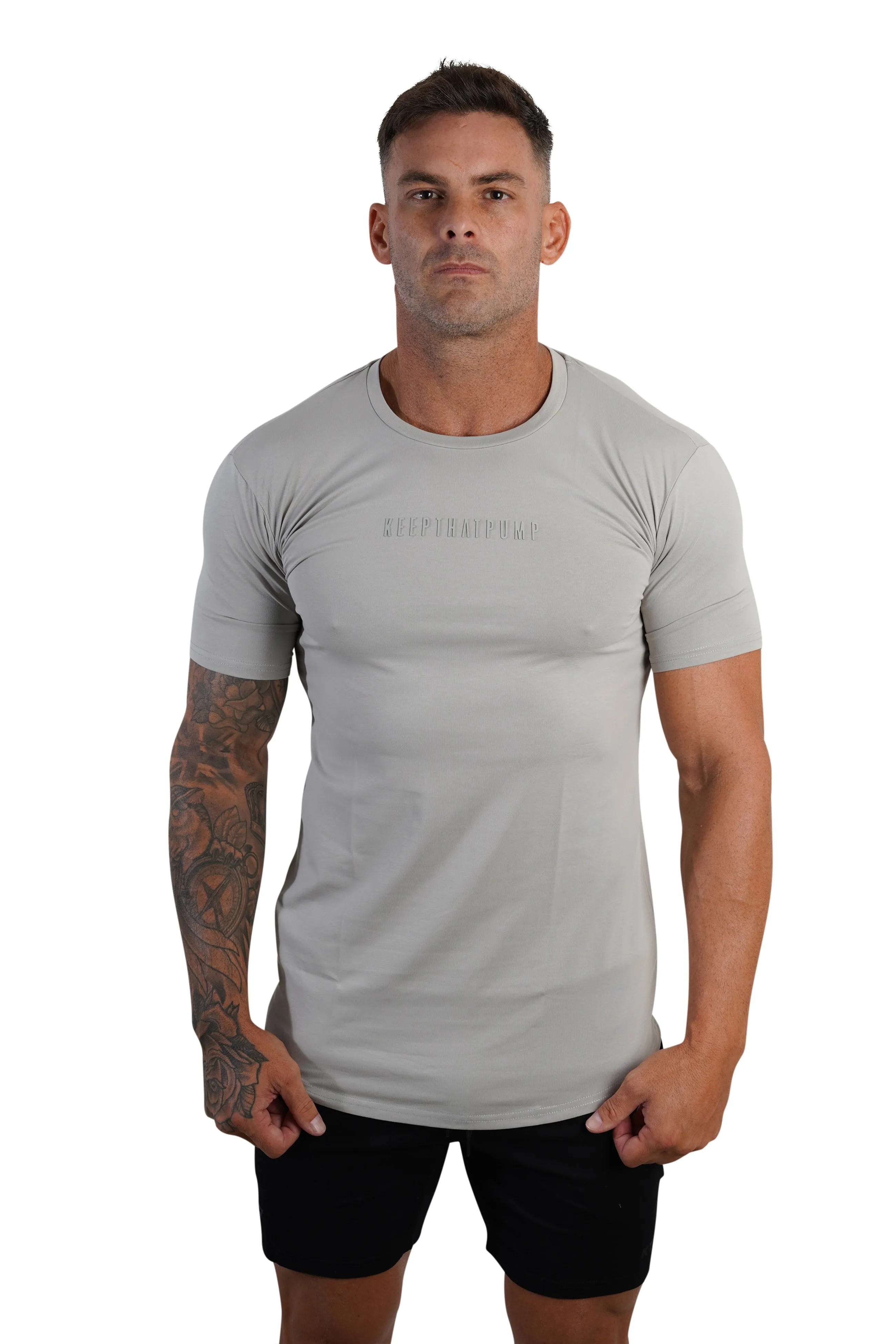 Dynamic tee - Stone grey