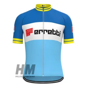 Erreti Retro Jersey Short Sleeve Blue