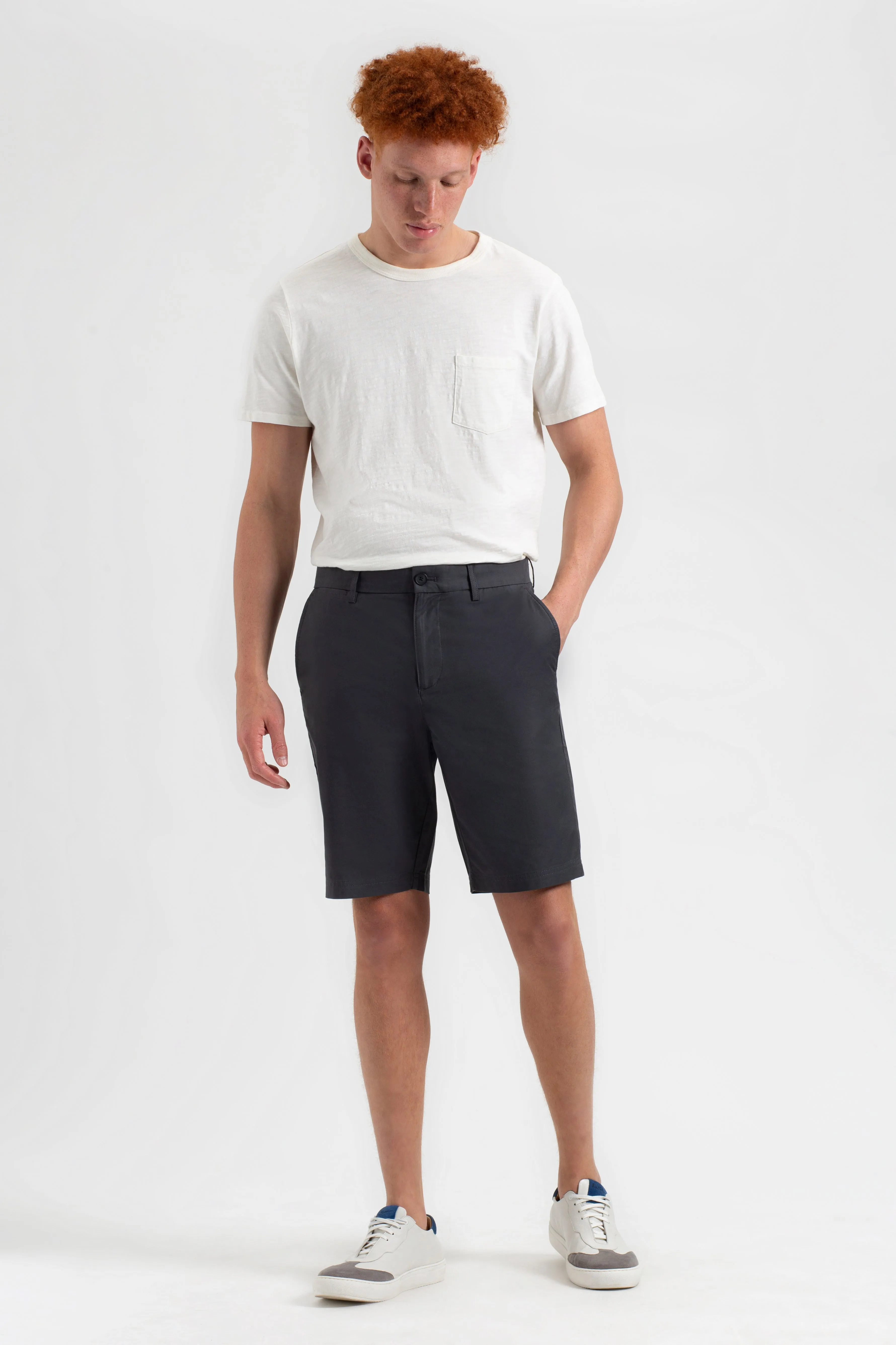 Everyday Slim Fit Chino Short - Charcoal