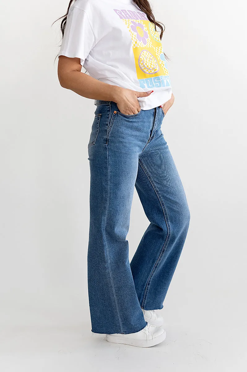 Ezra Wide Leg Jean