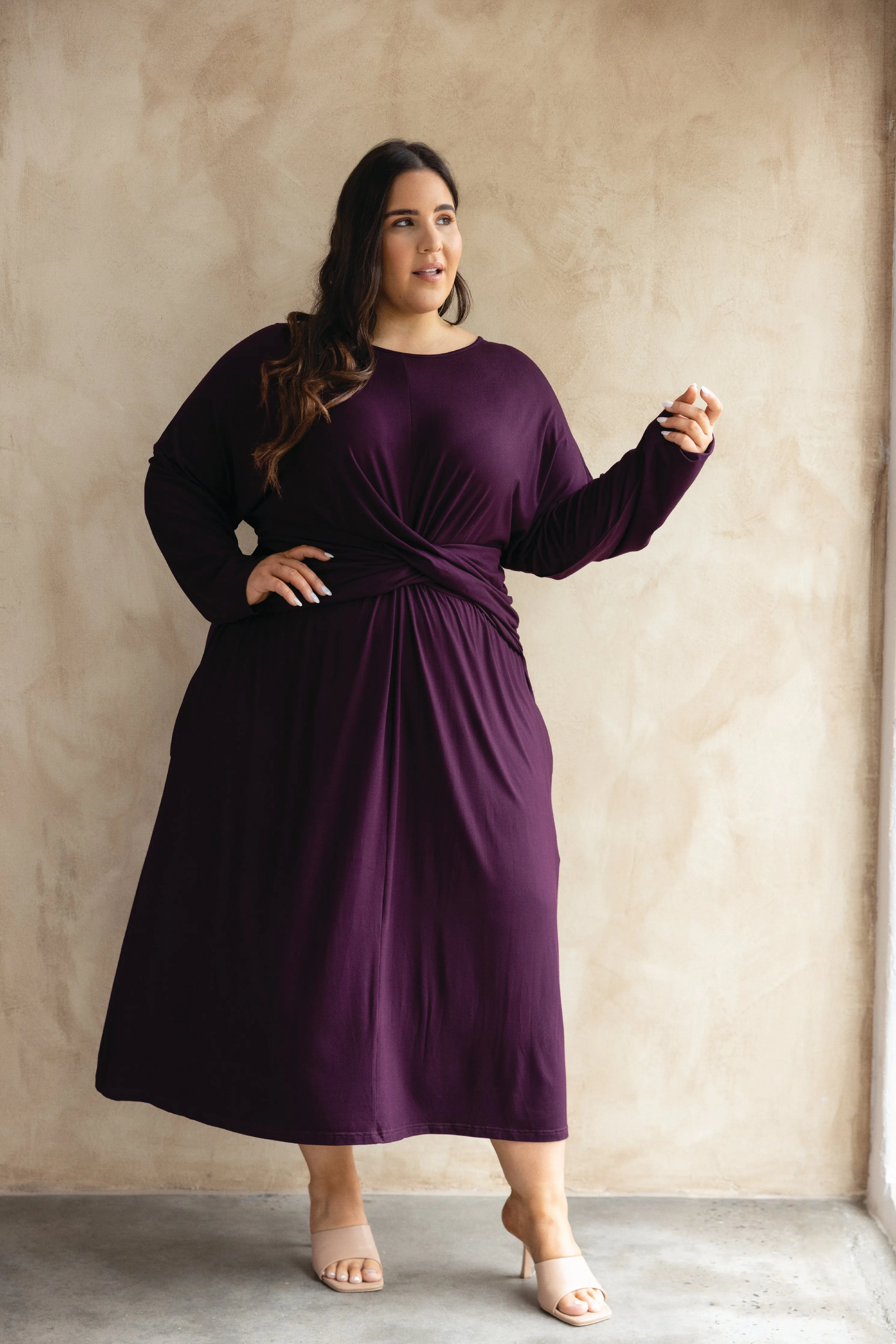 FINAL SALE Eden Dress in Berry