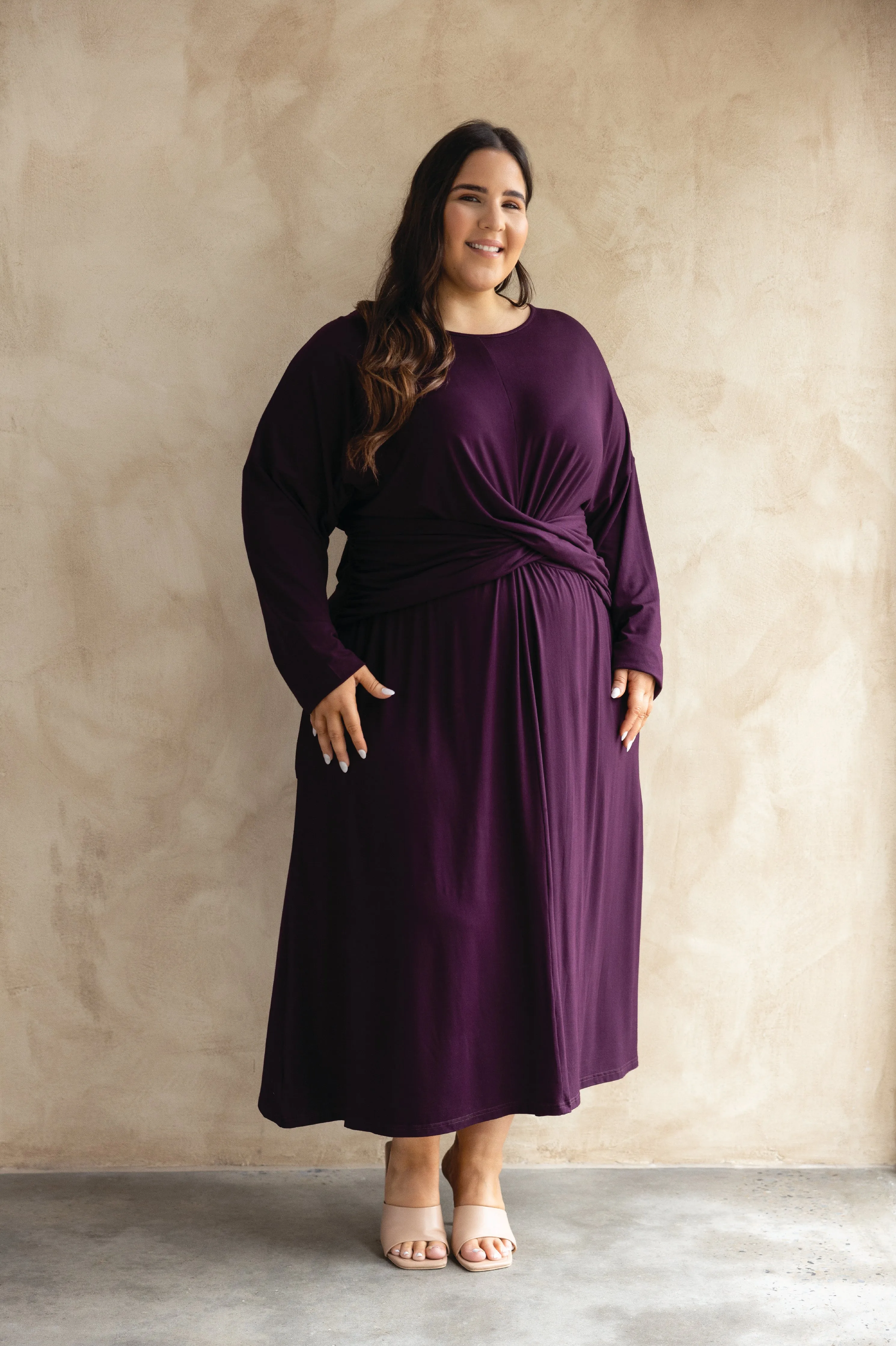 FINAL SALE Eden Dress in Berry