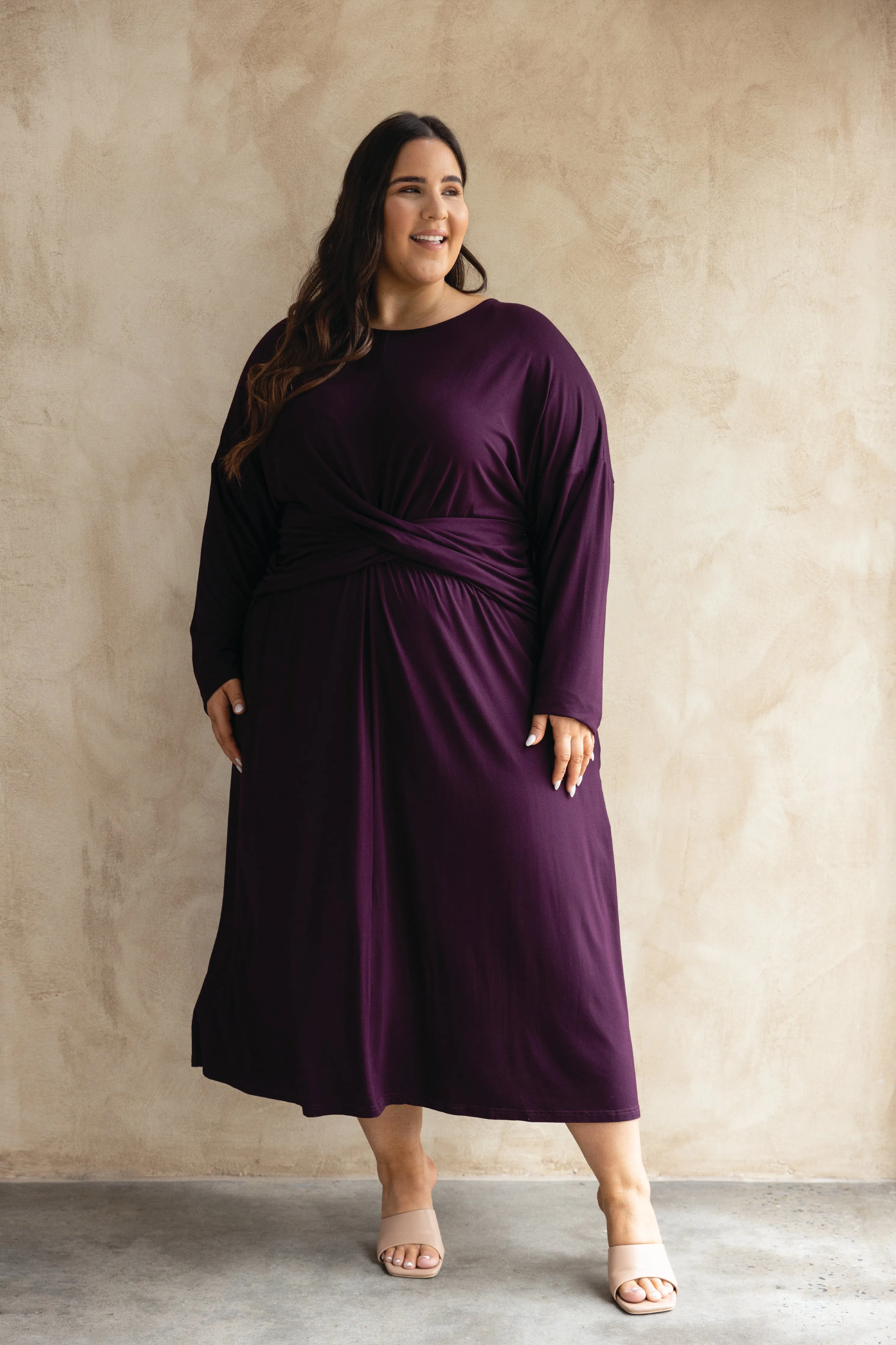 FINAL SALE Eden Dress in Berry