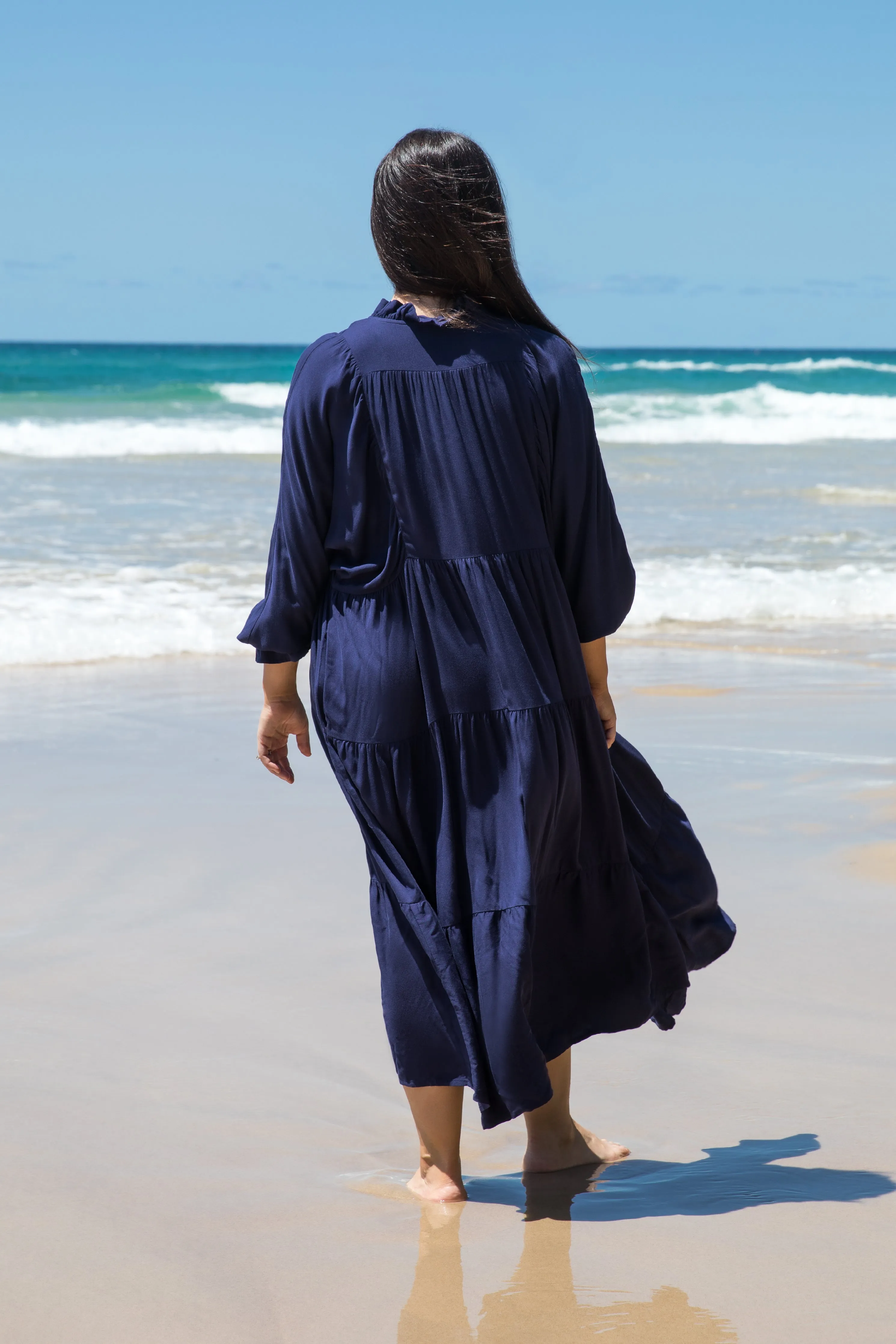 FINAL SALE Harvest Maxi Dress in Navy