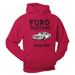 Ford Mustang Classic Car Hoodie