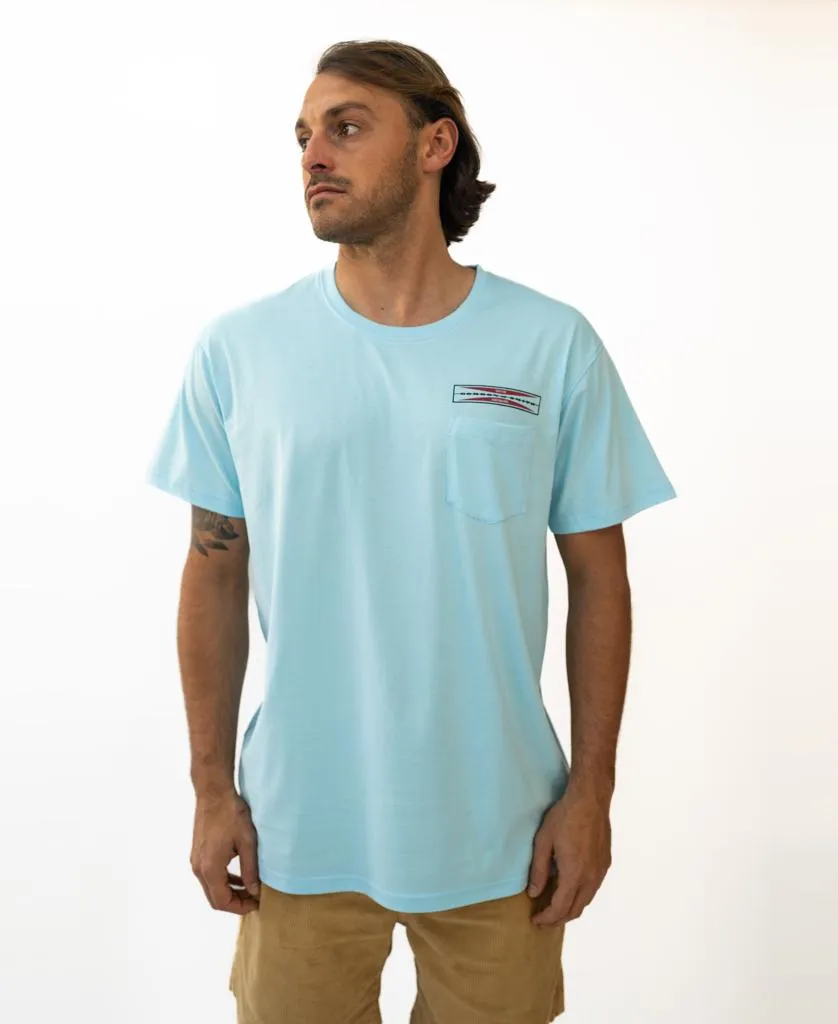 G&S Corp Pocket Tee | Turquoise