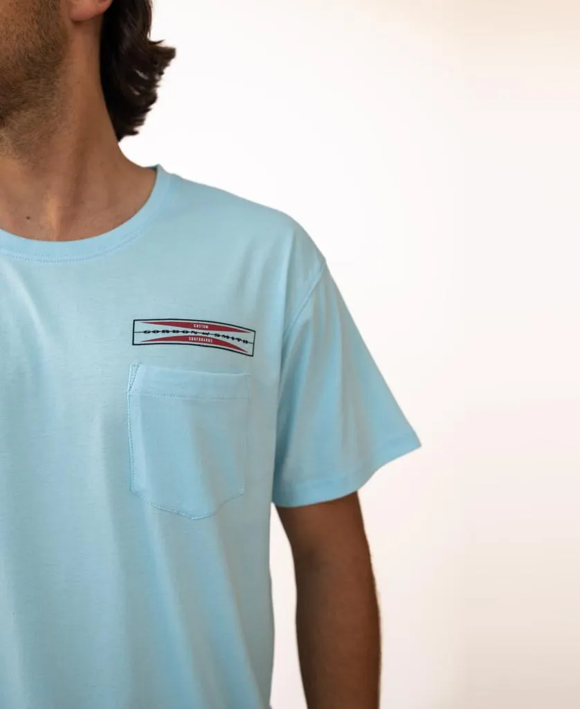 G&S Corp Pocket Tee | Turquoise