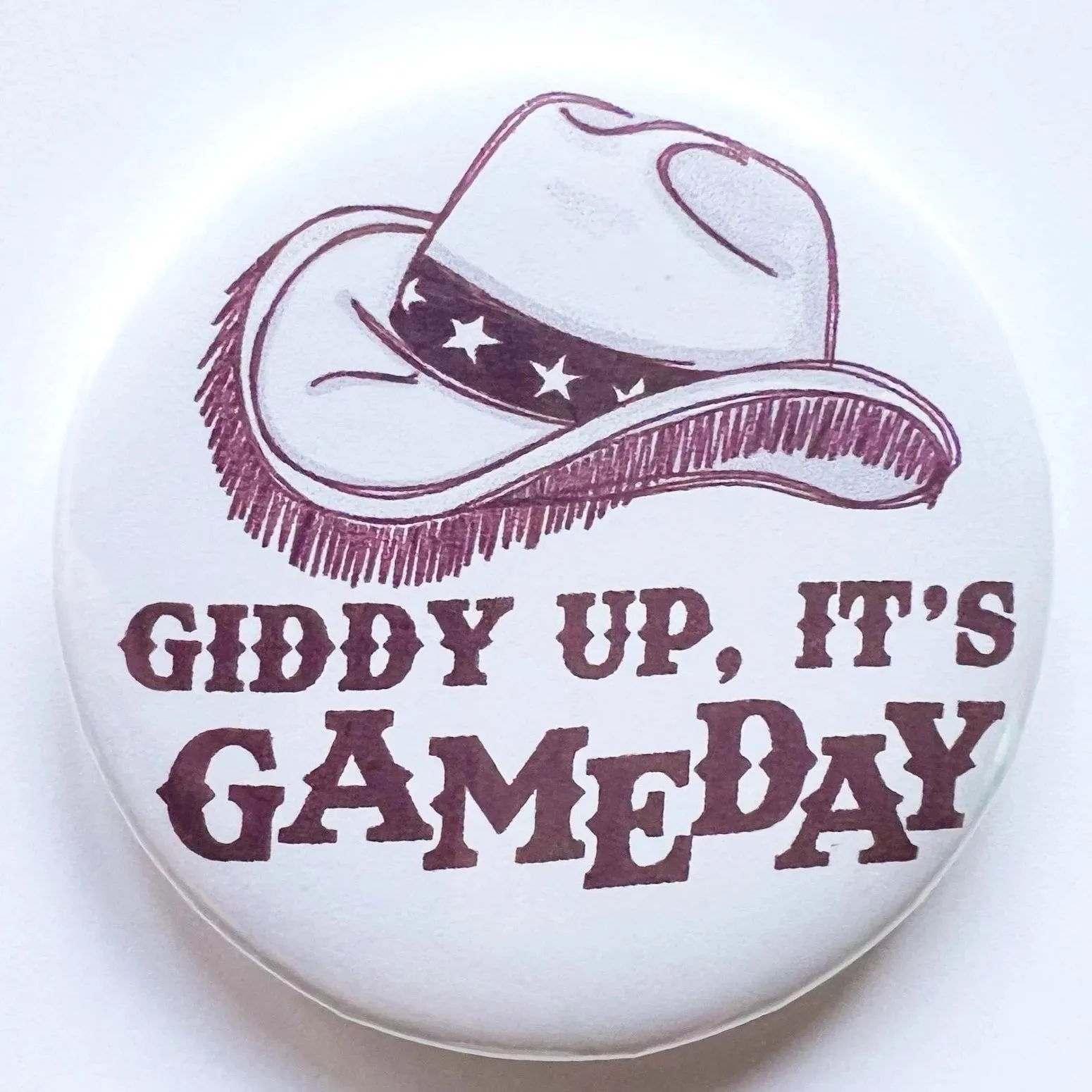 Giddy Up Gameday Button