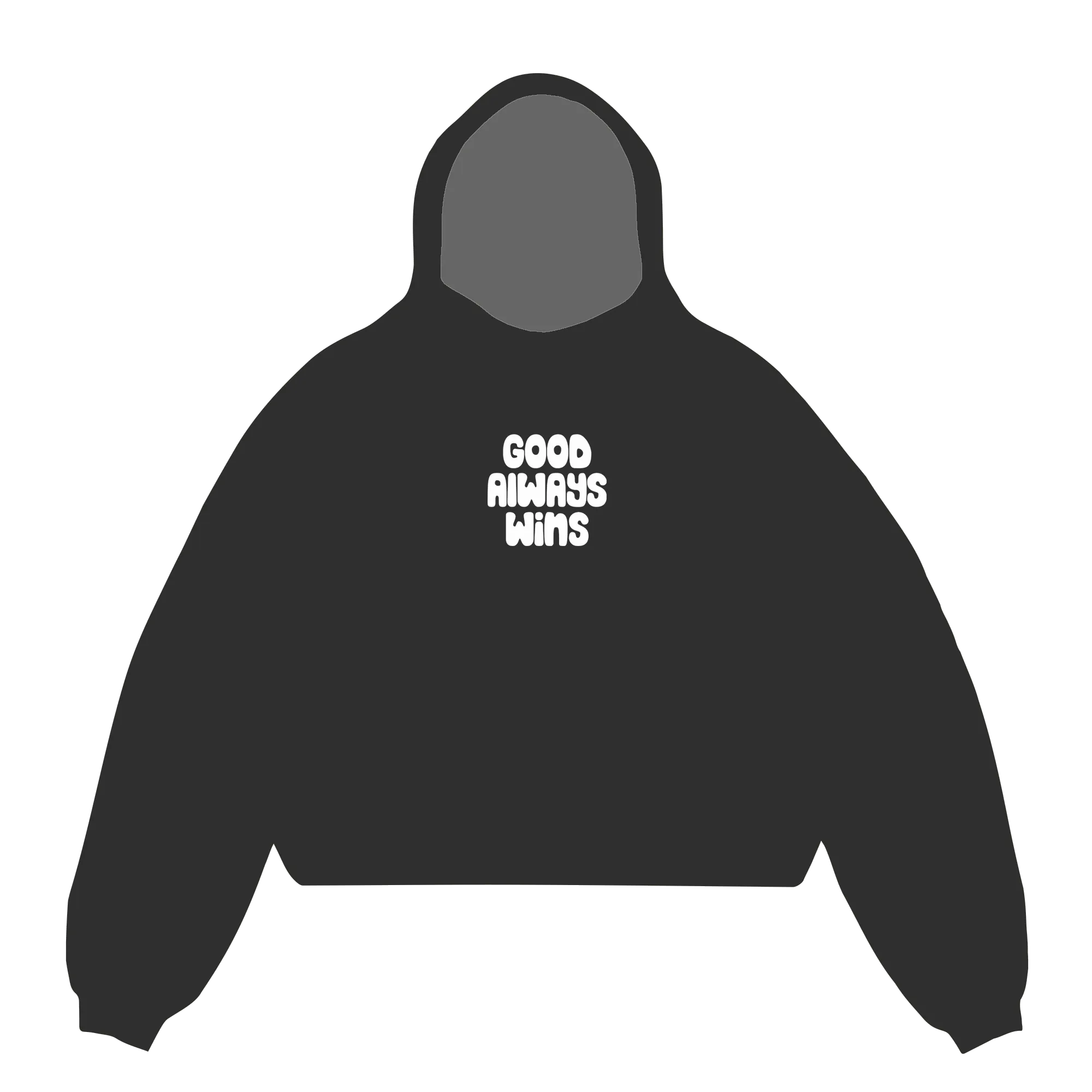 Good Always Wins Hoodie - Black