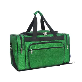 Green Glitter NGIL Canvas 20 Duffle Bag