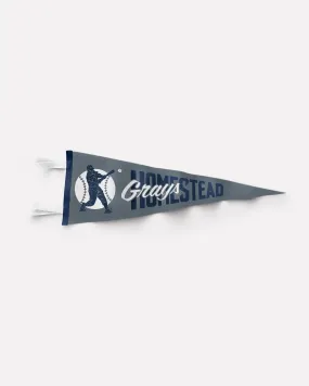 Grey Homestead Grays NLBM Oxford Pennant