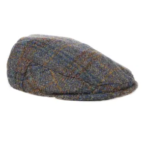 Harris Tweed Herringbone Flat Cap