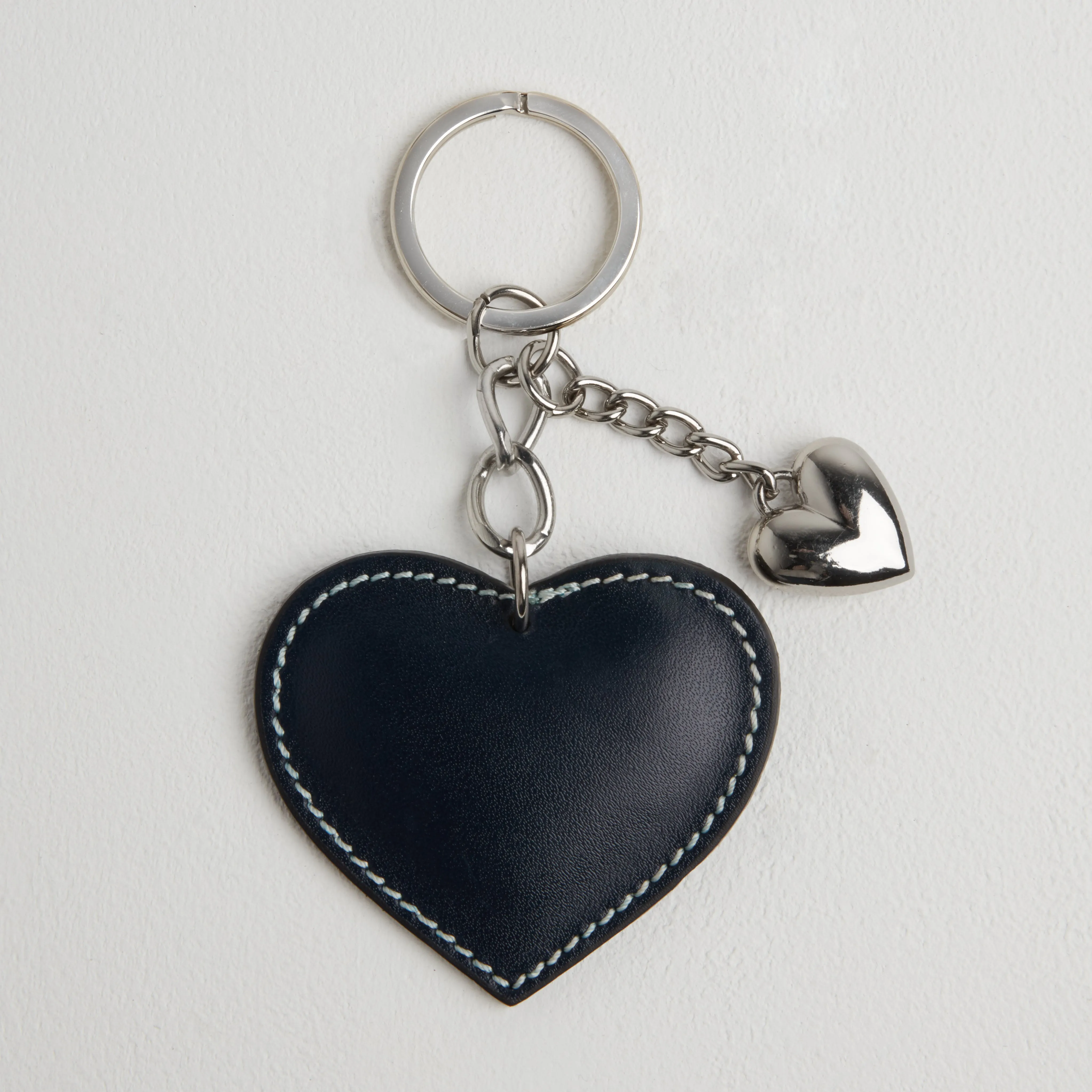 Heart Leather Keyring