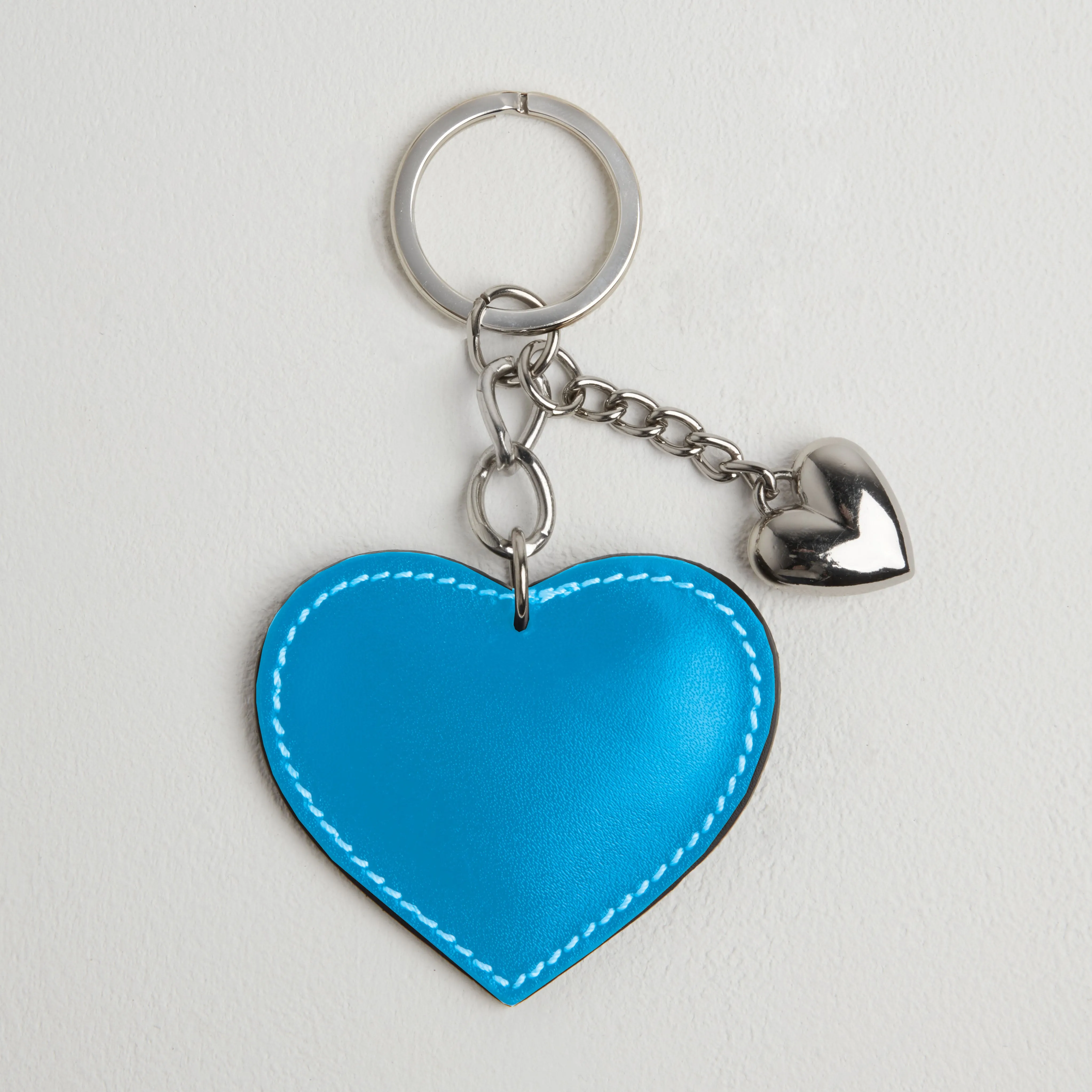 Heart Leather Keyring