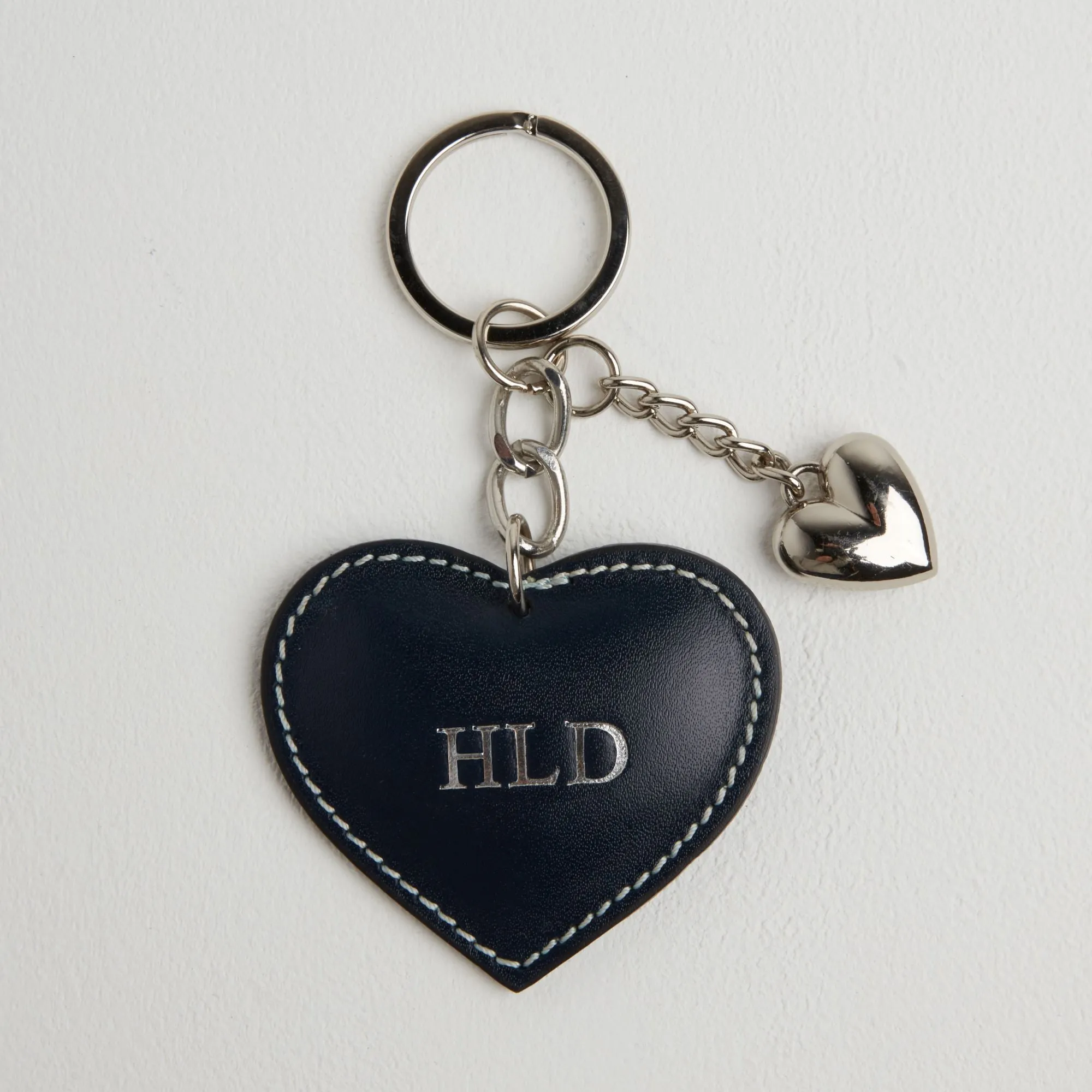 Heart Leather Keyring