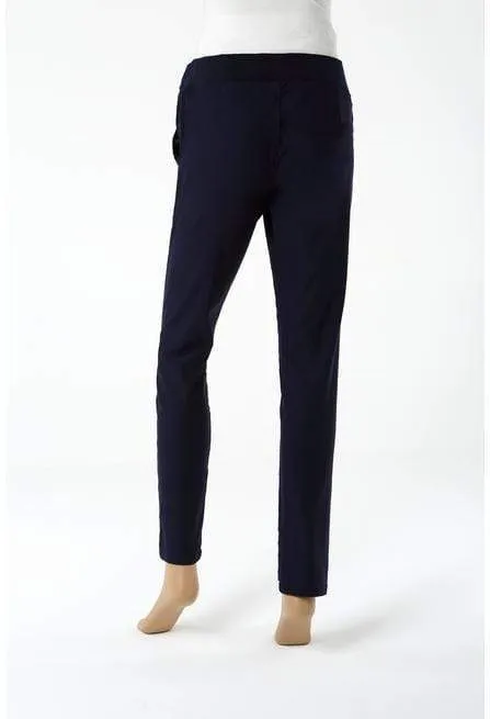 Irene Slim Skinny Super Stretch Maternity Pants Navy