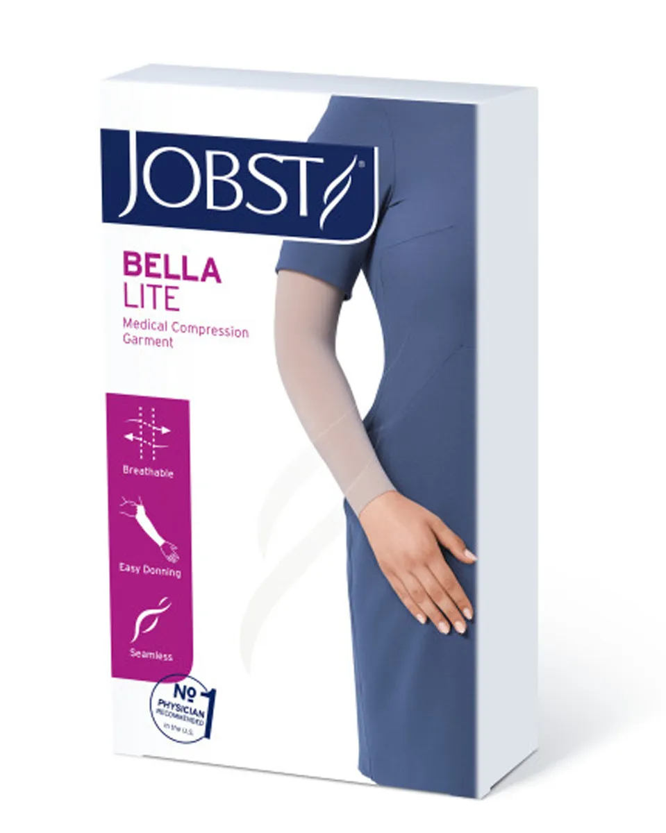 Jobst Bella Strong 20-30mmHg Compression Arm Sleeve With Silicone Top Band