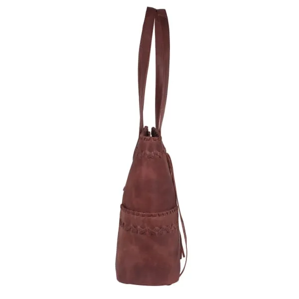 Kendall Lockable Leather Concealed Carry Purse Tote