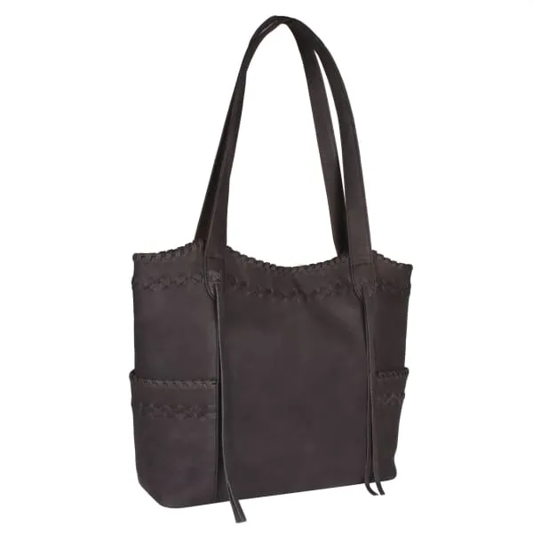 Kendall Lockable Leather Concealed Carry Purse Tote