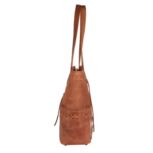 Kendall Lockable Leather Concealed Carry Purse Tote