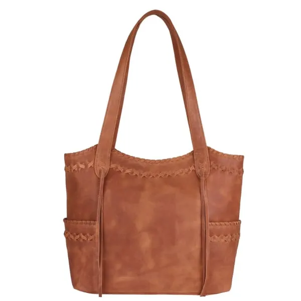 Kendall Lockable Leather Concealed Carry Purse Tote