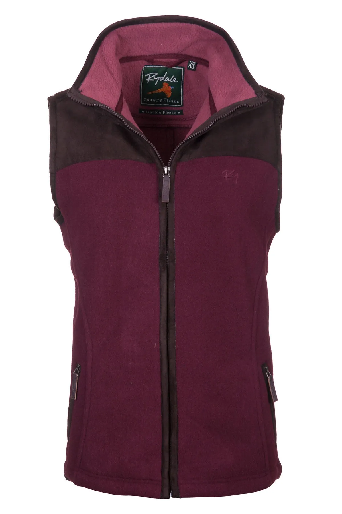 Ladies Lady Garton Fleece Gilet Ry Motif