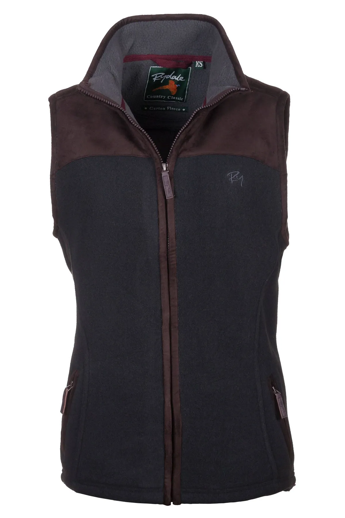 Ladies Lady Garton Fleece Gilet Ry Motif