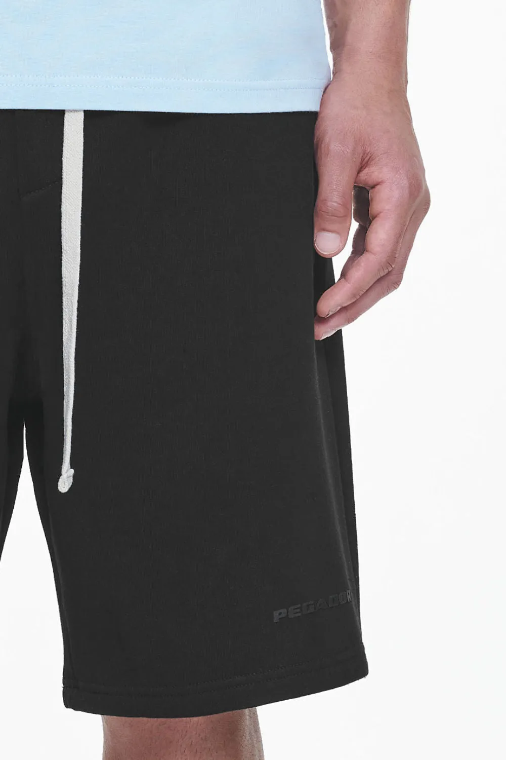 Logo Heavy Sweat Shorts Black Gum