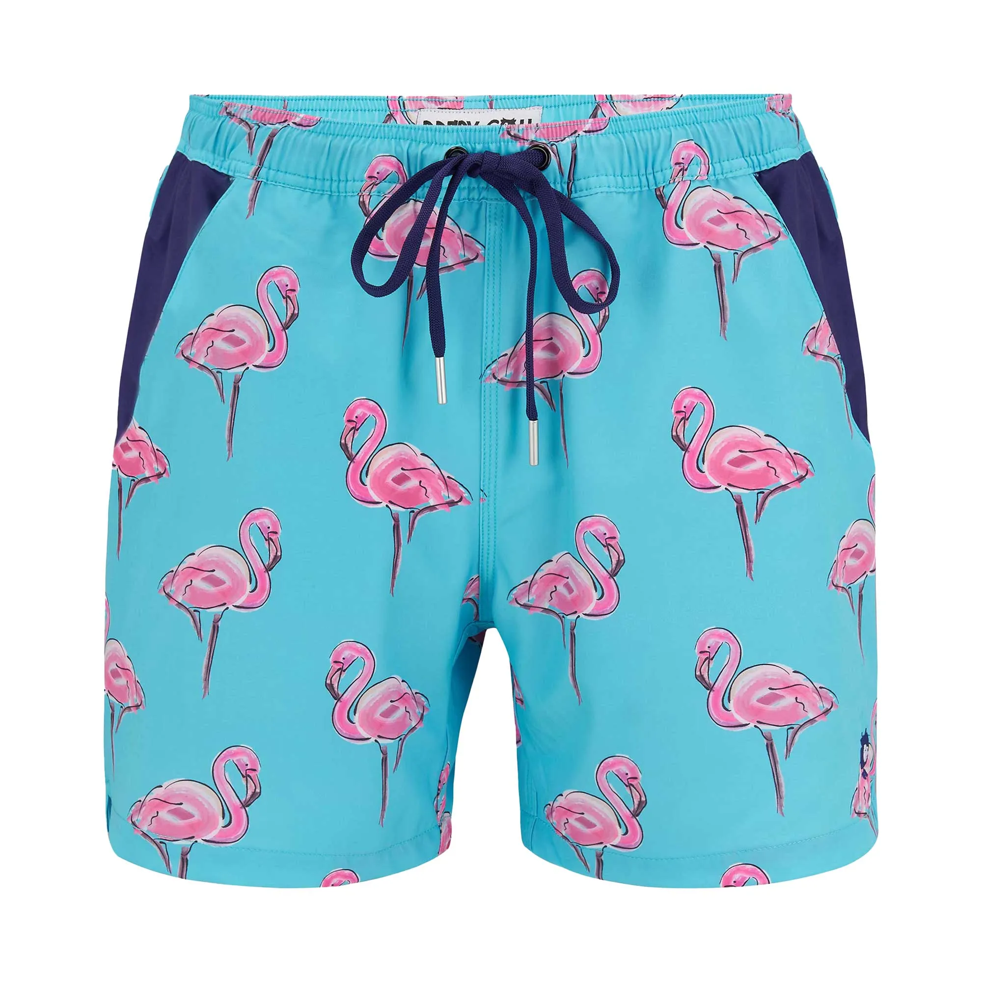 Matching Father & Son Flamingo Swim Shorts