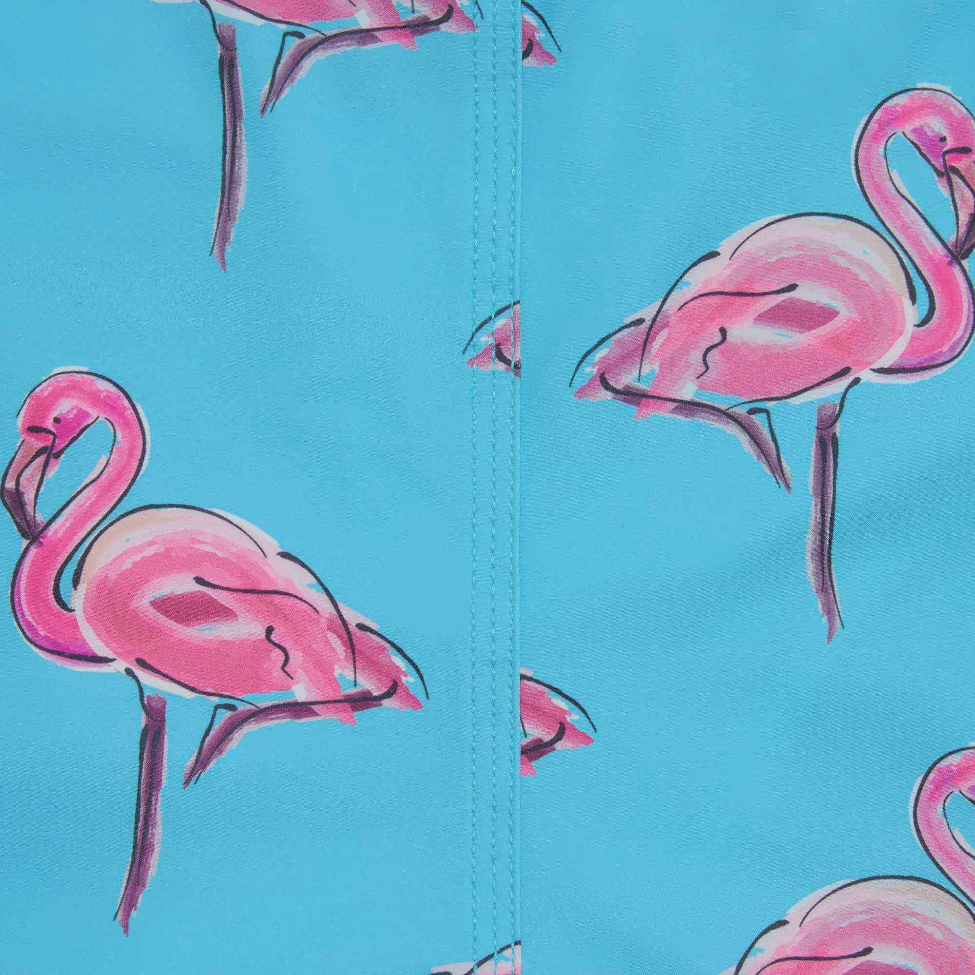 Matching Father & Son Flamingo Swim Shorts