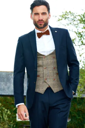 MAX - Navy Suit with TED Waistcoat