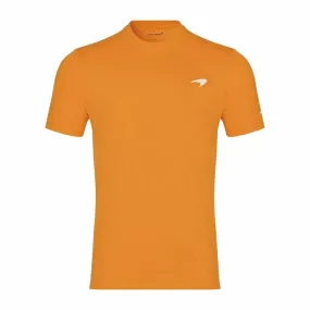 McLaren F1 Men's Small Speedmark Logo T-Shirt -Papaya/Vega Blue/Phantom