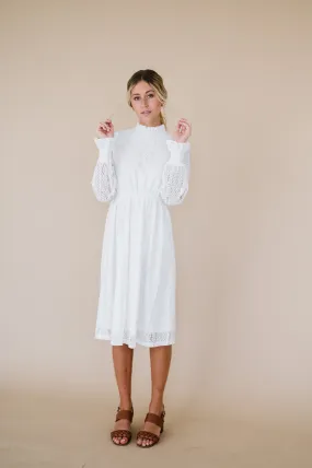 Megan Dress in White