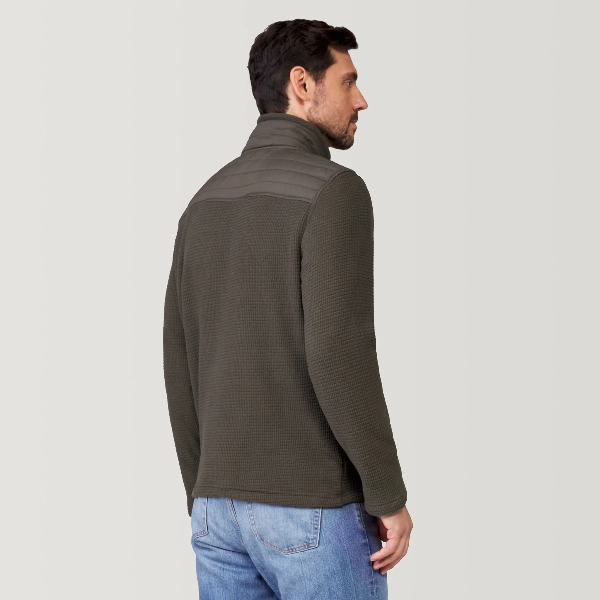 Men's Grid Fleece Chayote Jacket