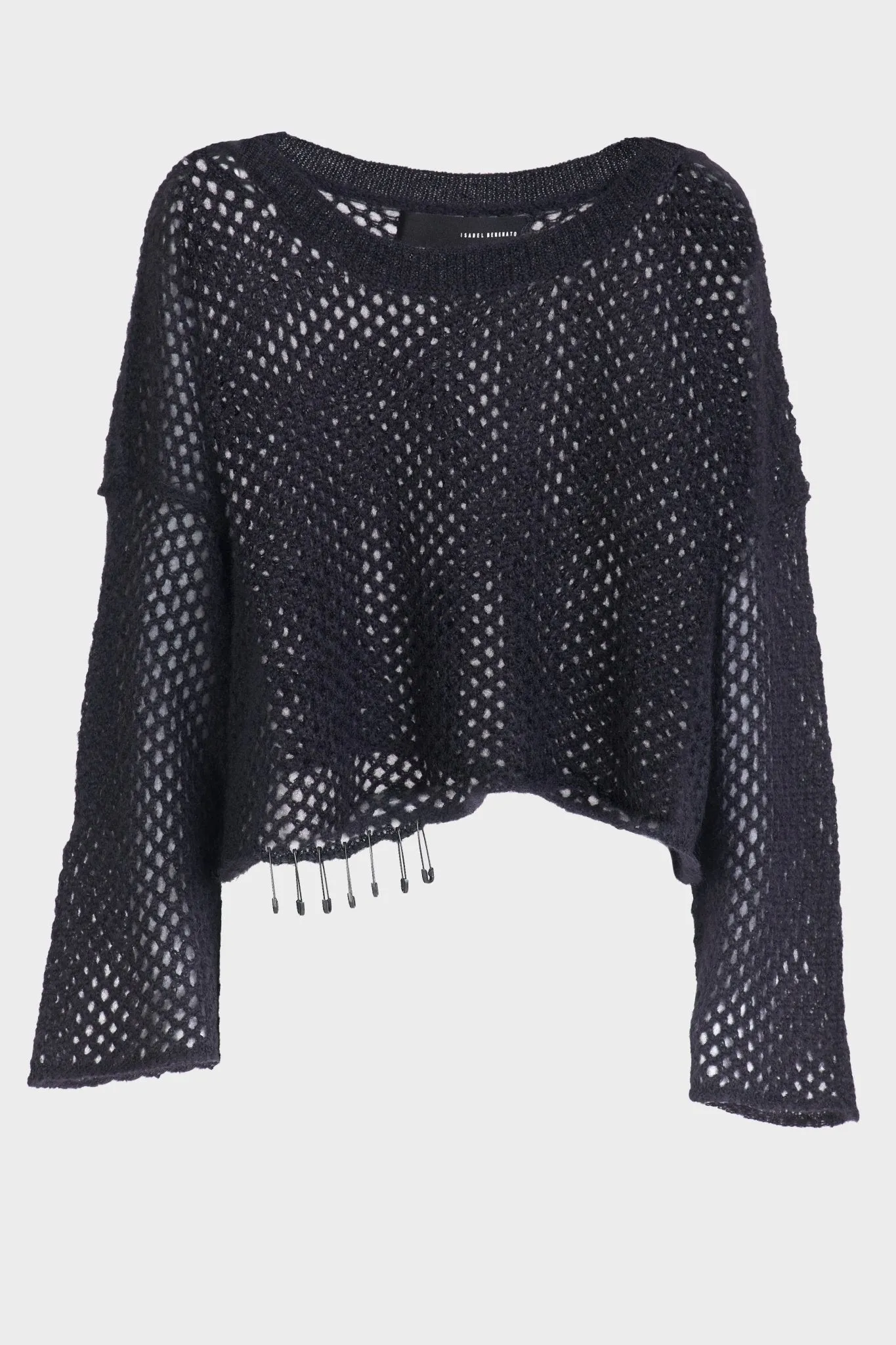 Mohair Mesh Boxy Jumper