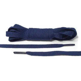 Navy Blue Flat Laces - Thin