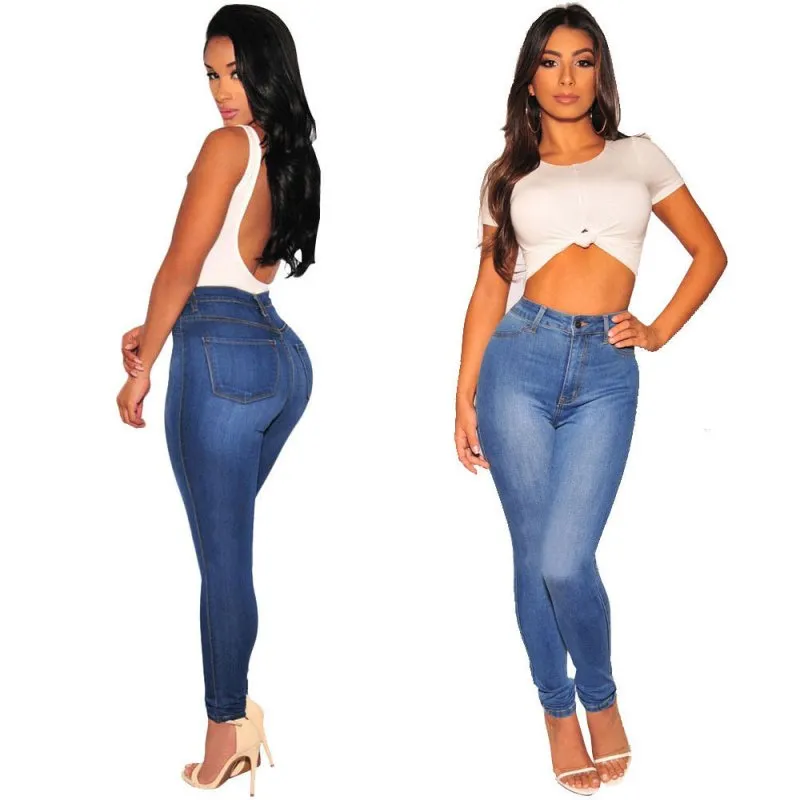 New Jeans Women Women Skinny Jeans Pencil Pants High Waist