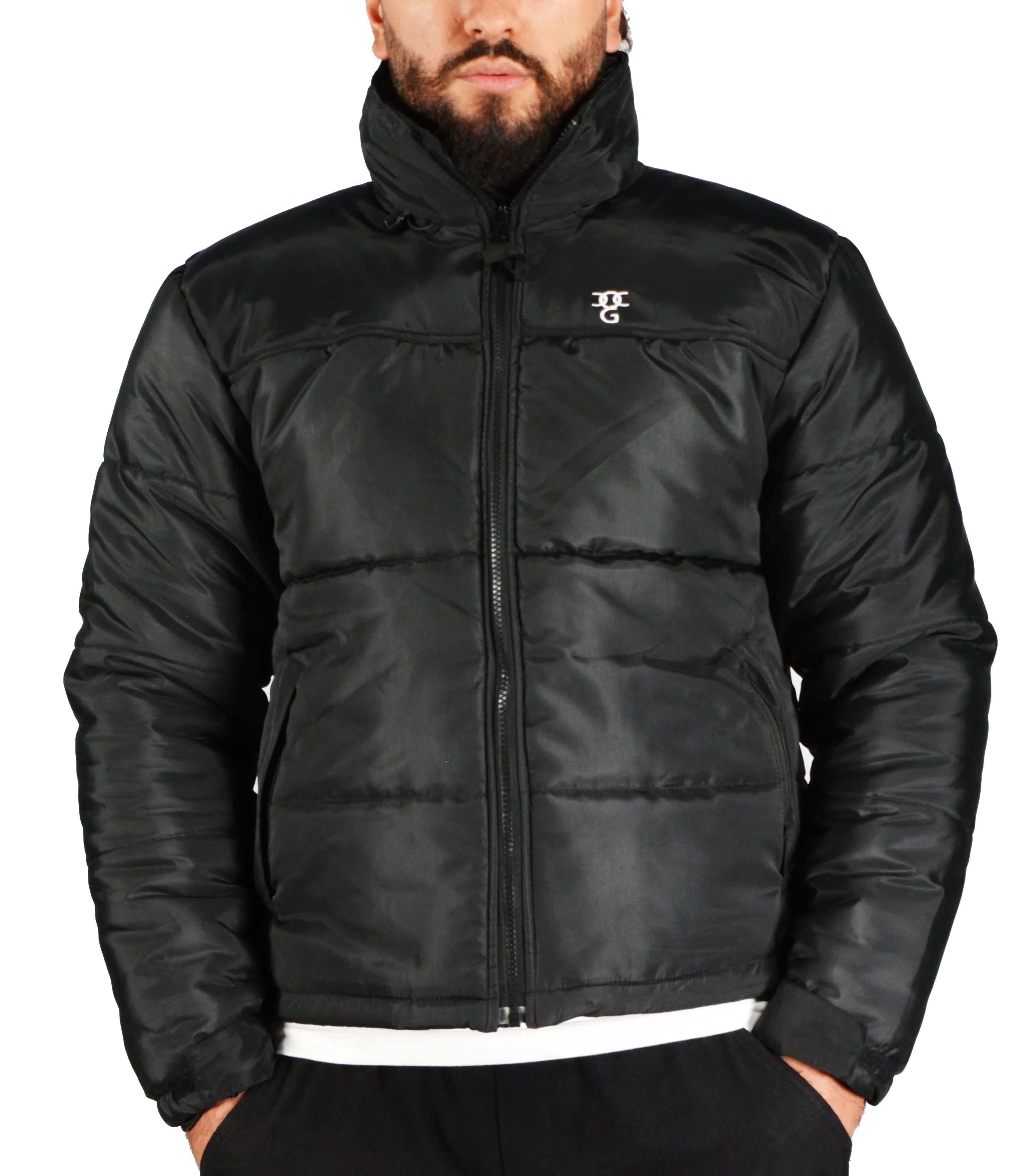 OG DEFENDER Puffer jacket with Detach Mask