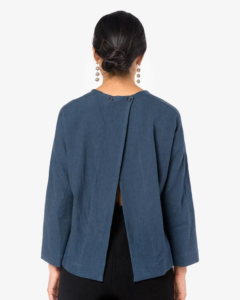 Open Back Top in Midnight