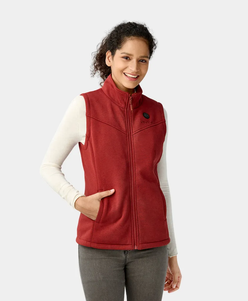 (Open-box) Women's Heated Fleece Vest (Battery Set Not Included)