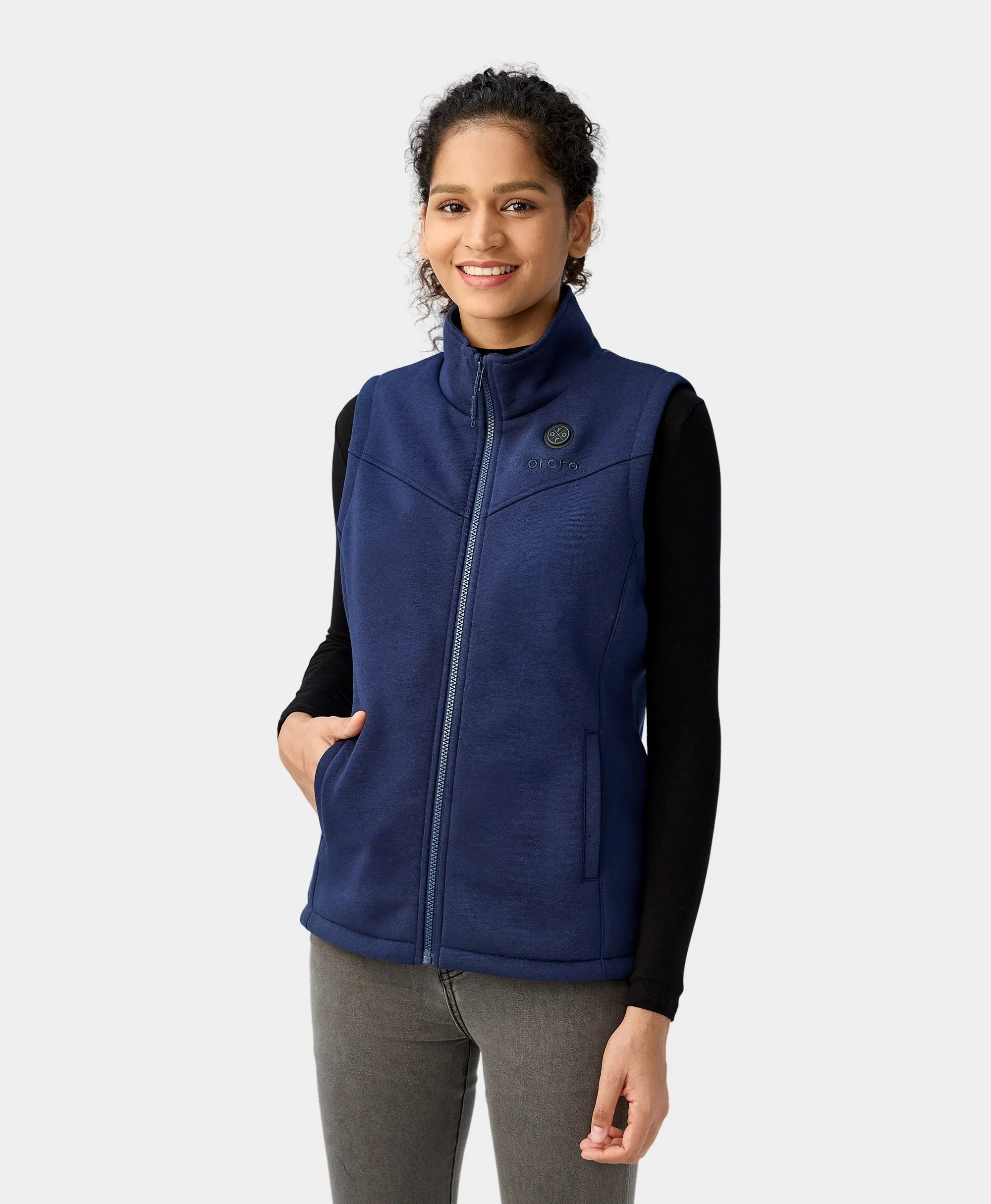 (Open-box) Women's Heated Fleece Vest (Battery Set Not Included)