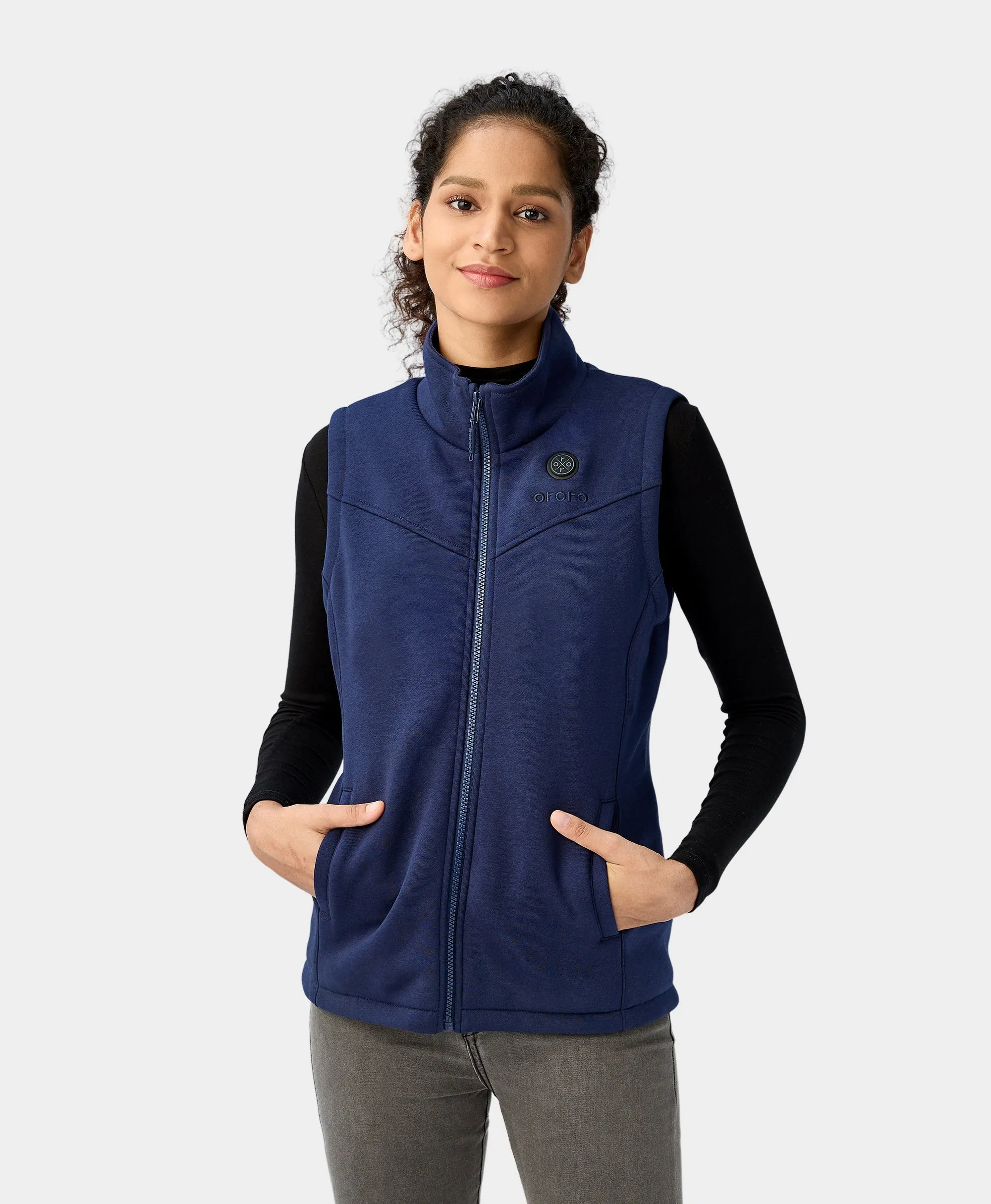 (Open-box) Women's Heated Fleece Vest (Battery Set Not Included)