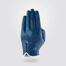 Personalised Premium Cabretta Leather Golf Glove (MENS) - Royal Blue