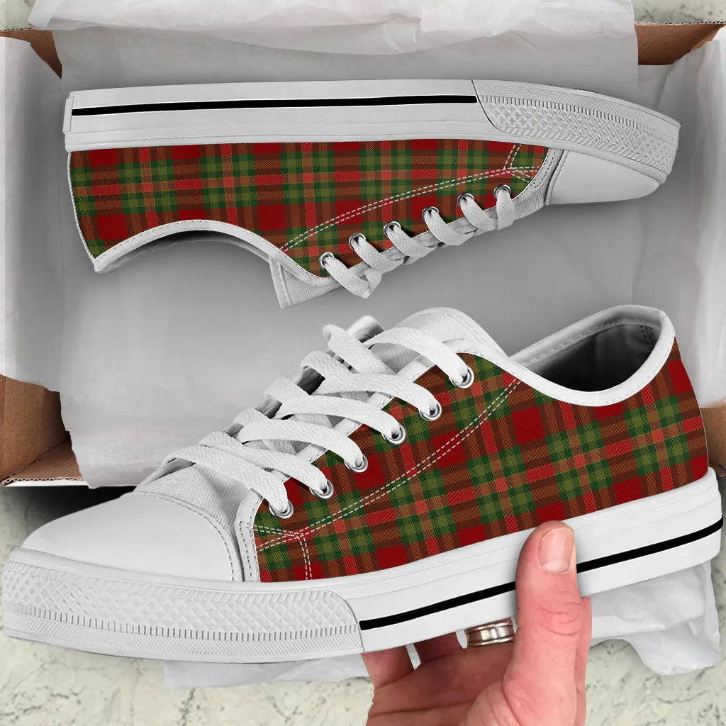 Plaid Low Top Shoe