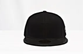 Plain Dual Brandable Flat Peak Crocodile Skin Snap Back Slate Grey