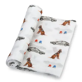 Policeman Baby Swaddle Blanket