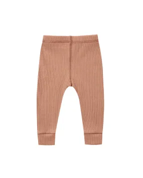 Ribbed Legging – Terracotta