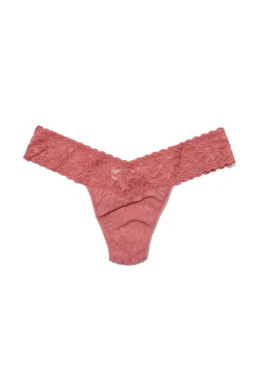 Signature Lace Low Rise Thong